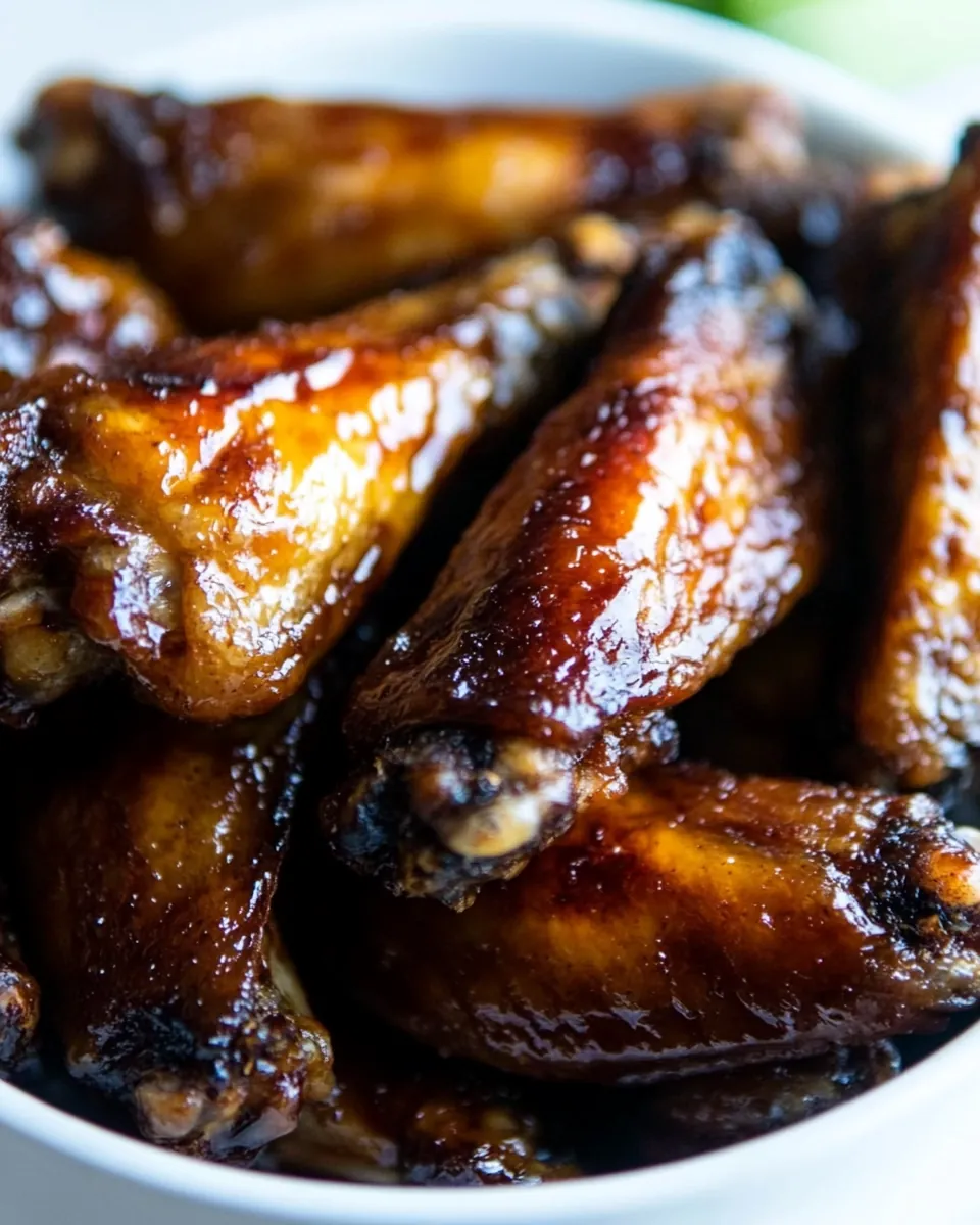 Sticky Soy Chicken Wings