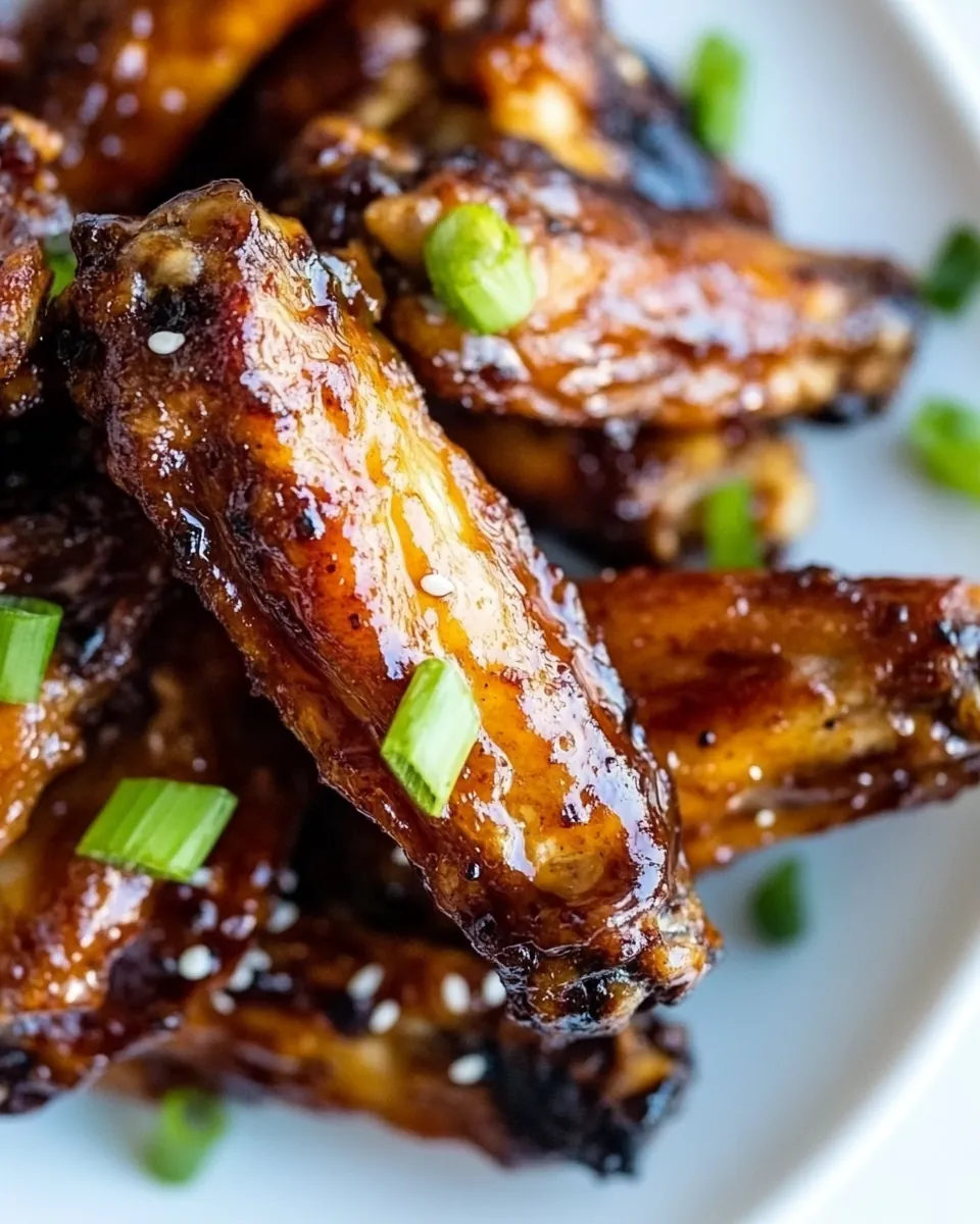 Sticky Soy Chicken Wings