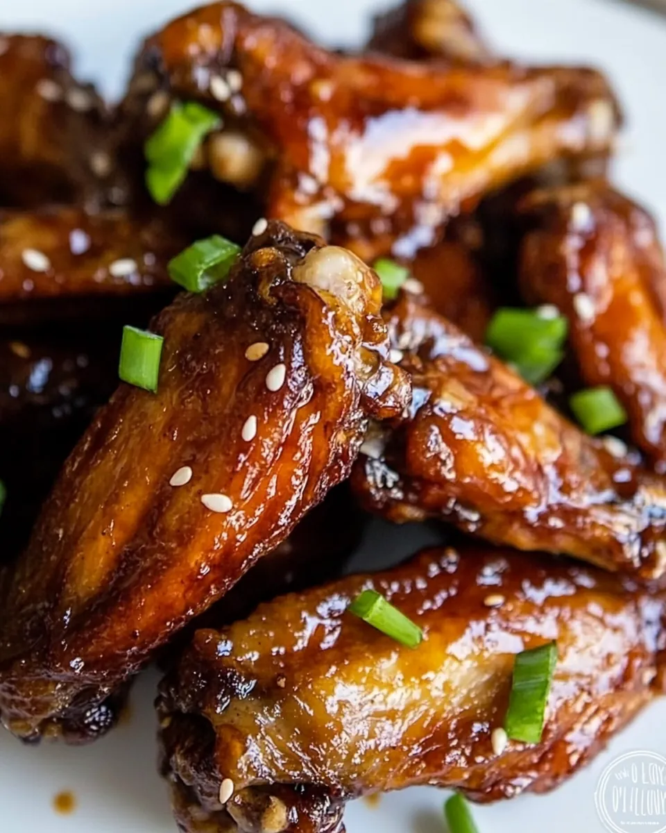 Sticky Soy Chicken Wings