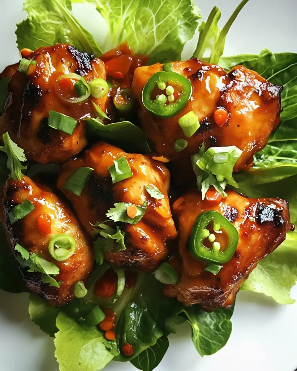 Sticky Tamarind Chicken
