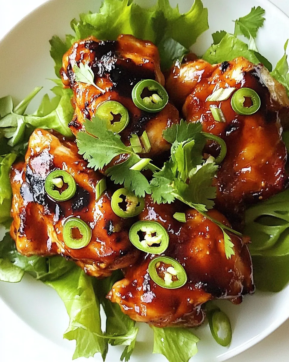 Sticky Tamarind Chicken