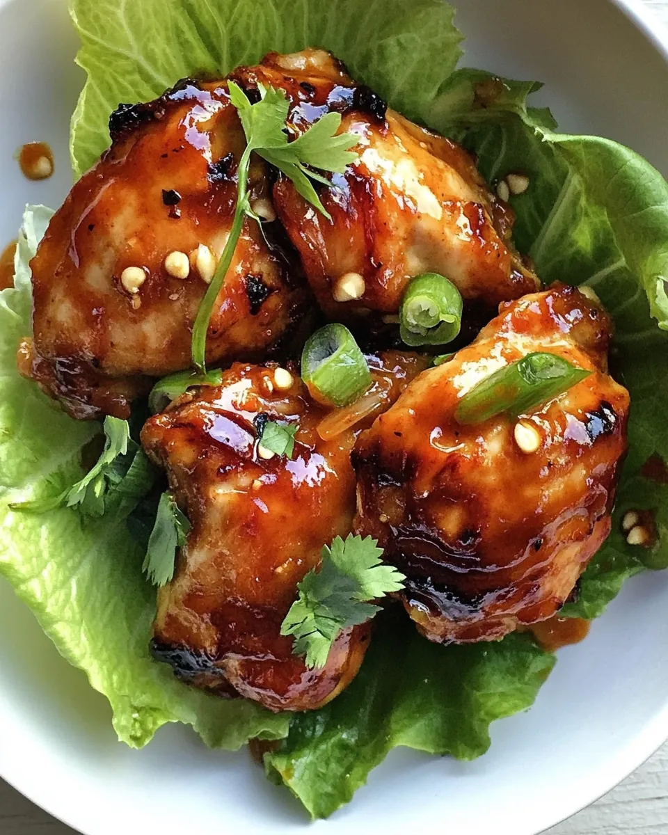 Sticky Tamarind Chicken