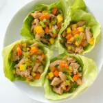 Stir Fried Chicken in Lettuce Cups