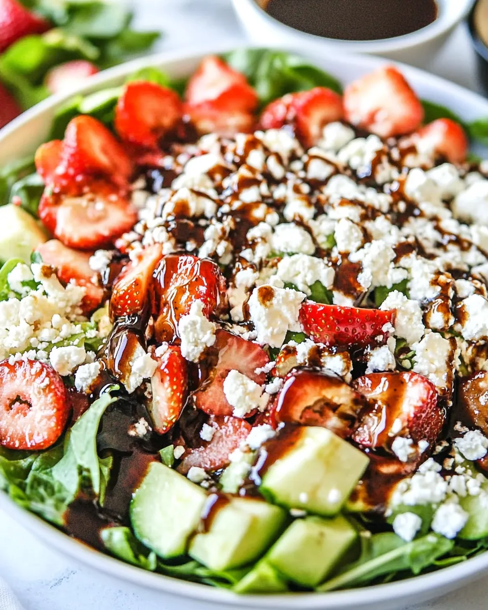 Strawberry Balsamic Salad