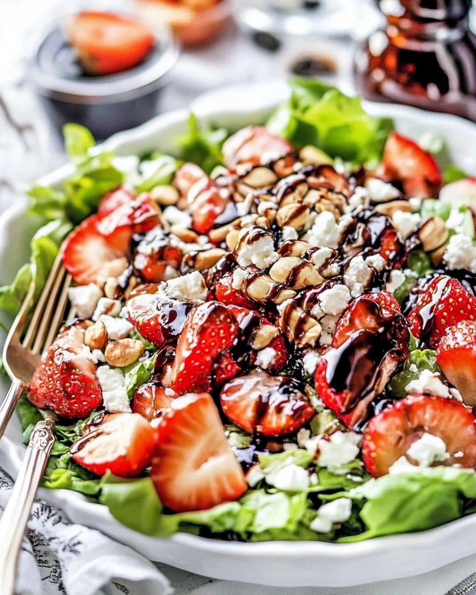 Strawberry Balsamic Salad
