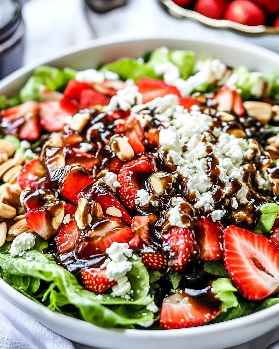 Strawberry Balsamic Salad
