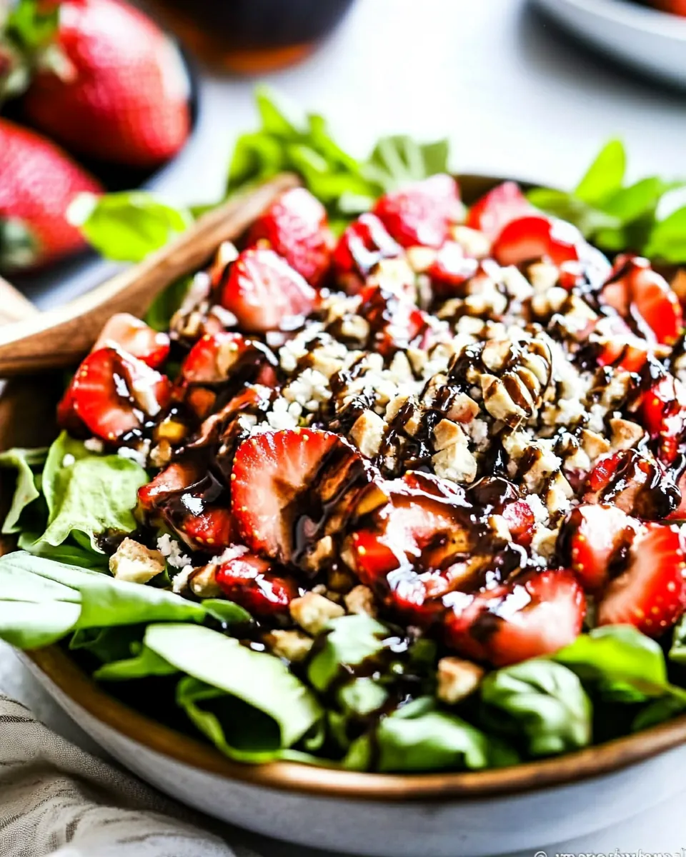 Strawberry Balsamic Salad