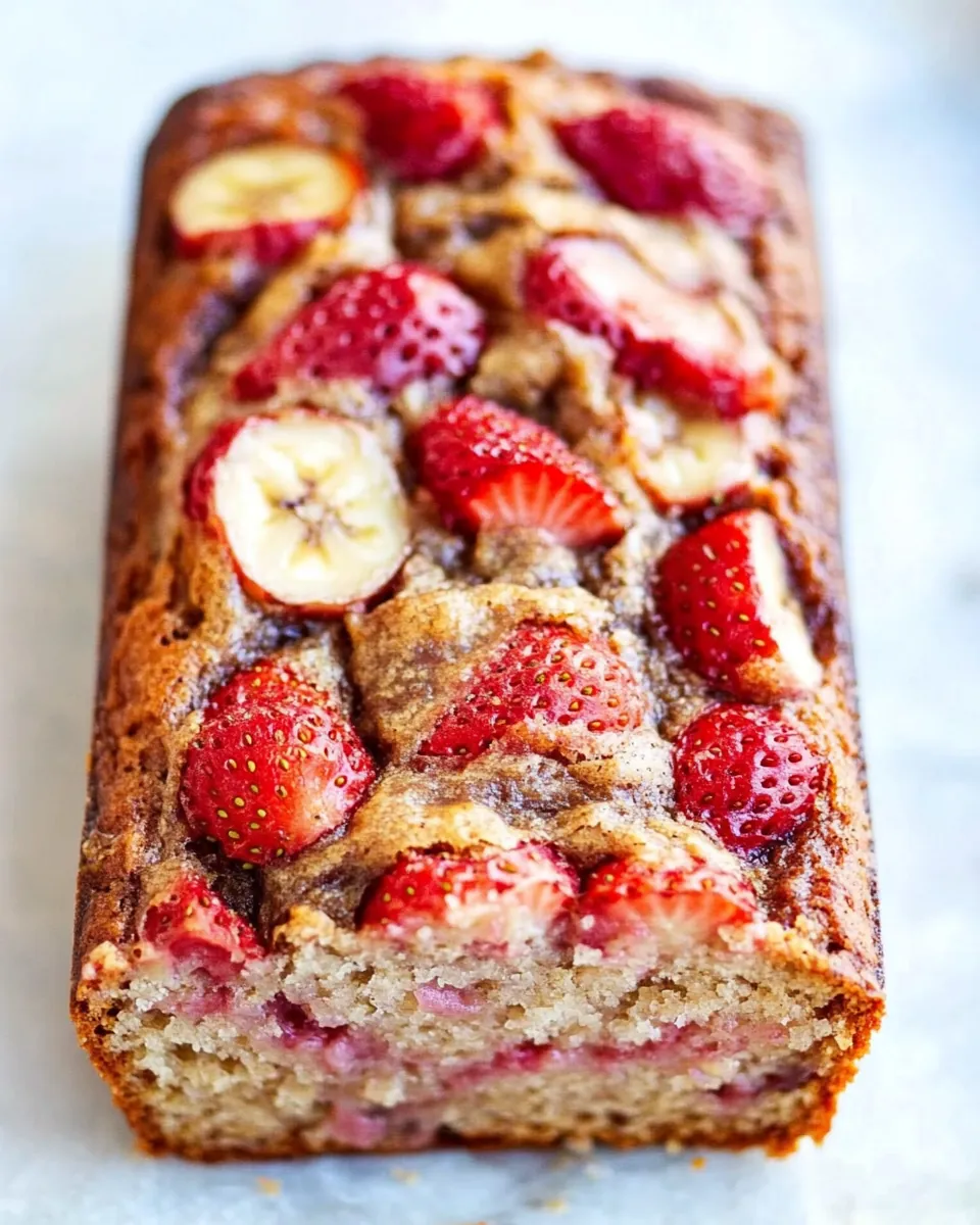 Strawberry Banana Bread