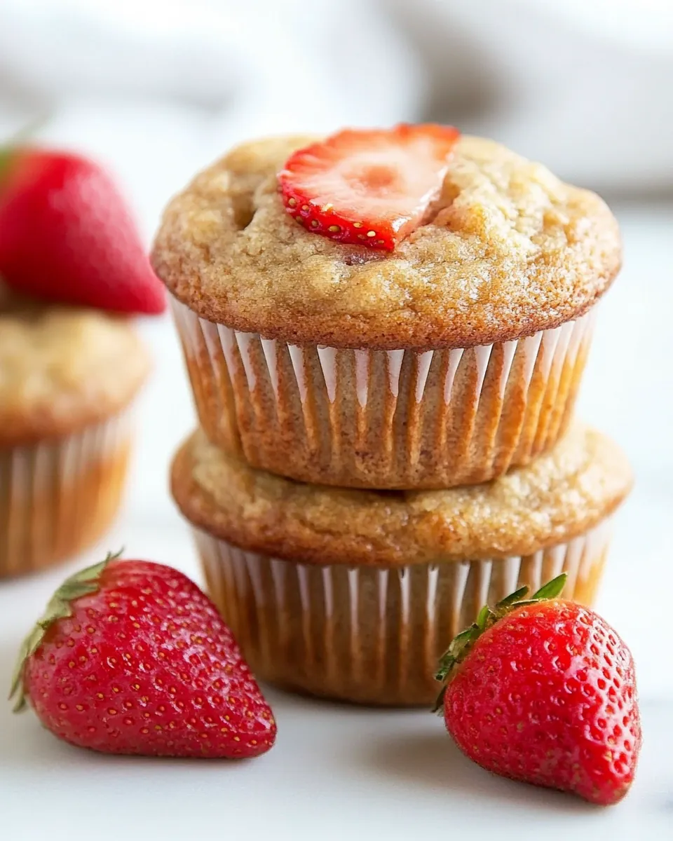 Strawberry Banana Muffins