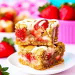 Strawberry Blondies