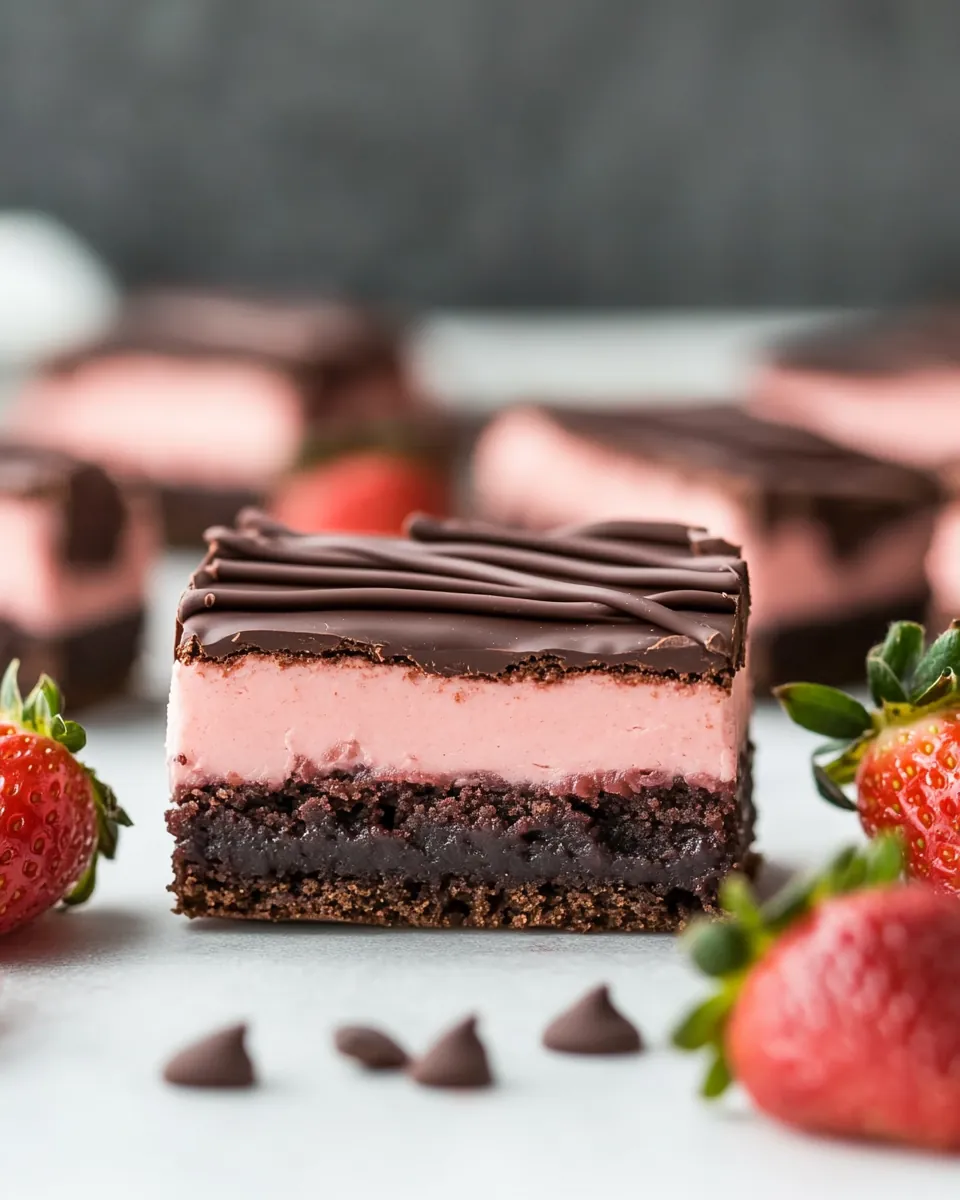Strawberry Brownies