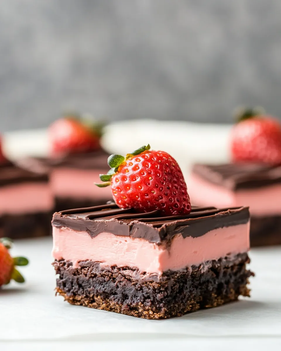 Strawberry Brownies
