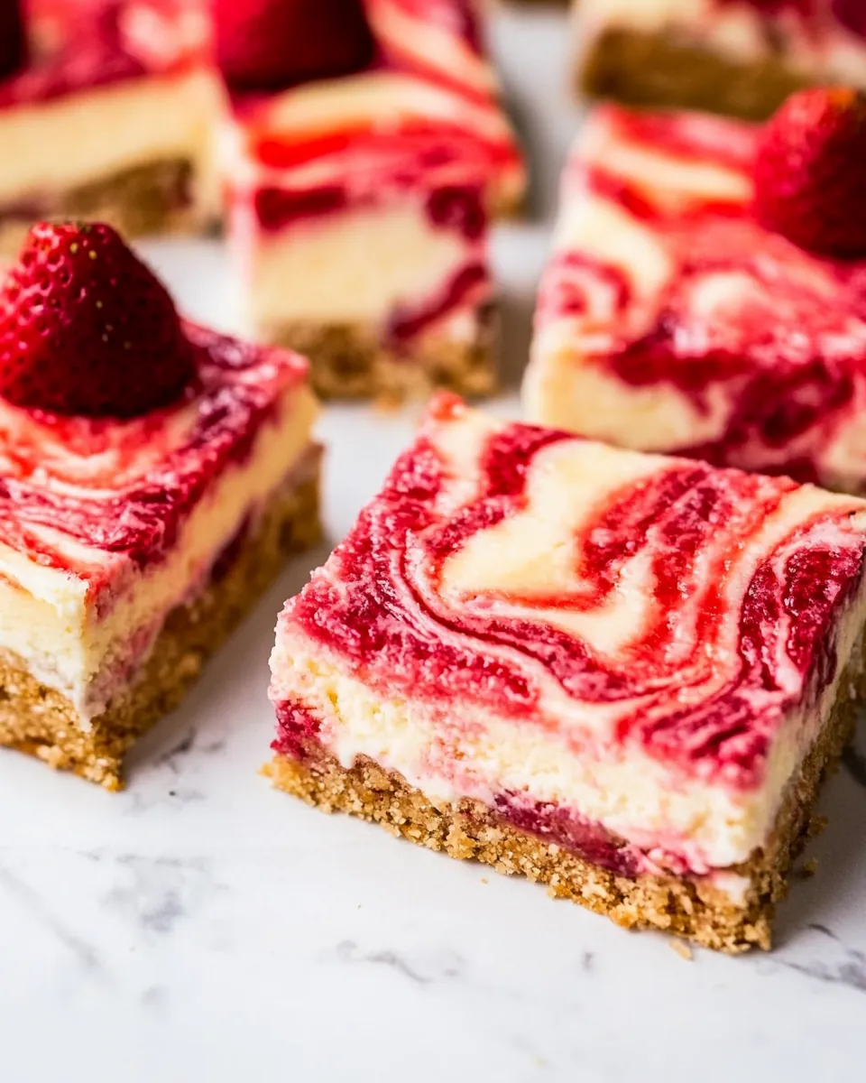 Strawberry Cheesecake Bars