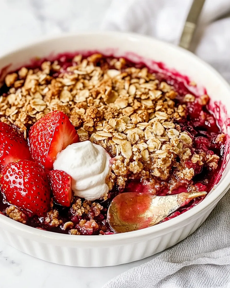Strawberry Crisp
