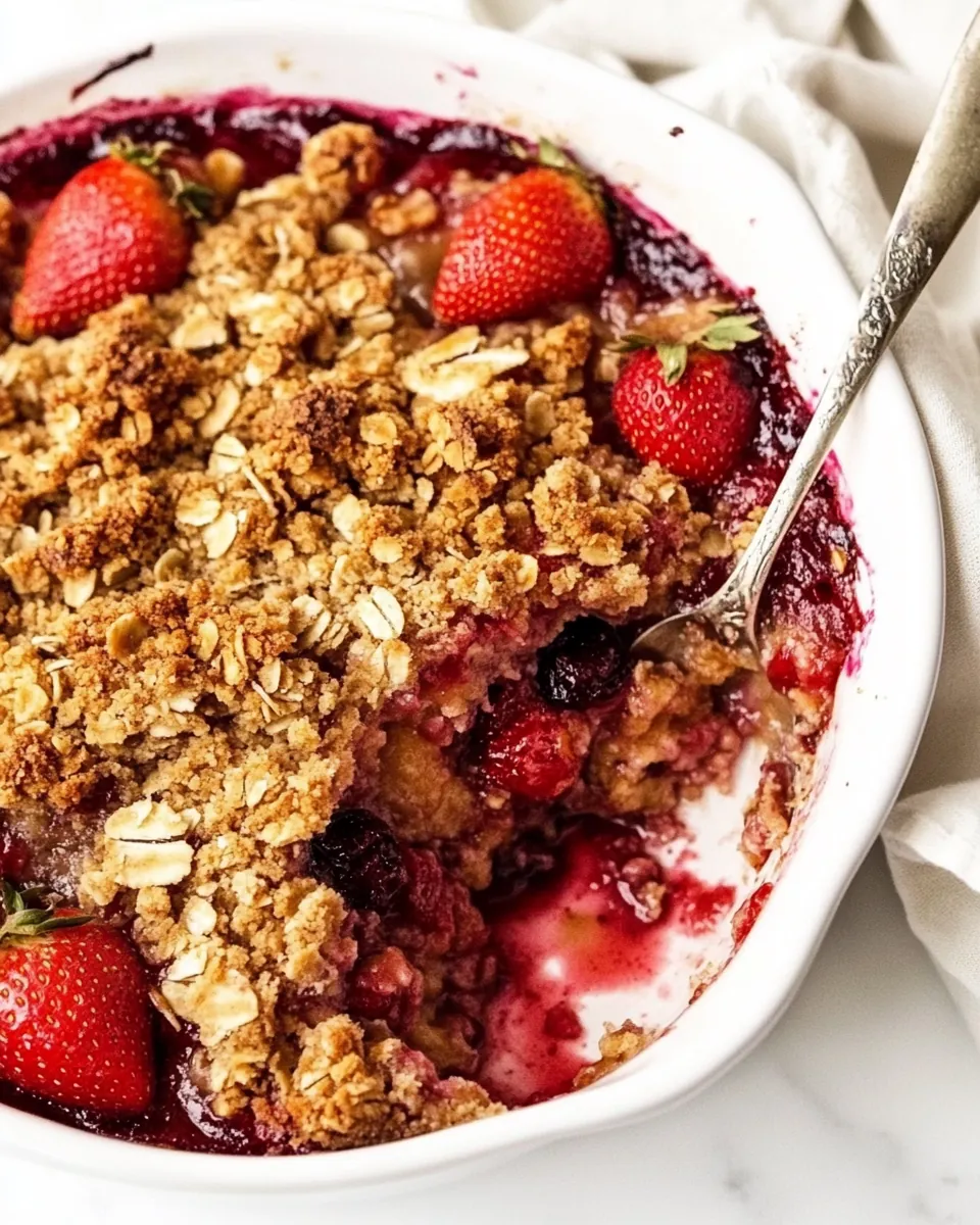 Strawberry Crisp