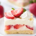 Strawberry Custard Bars