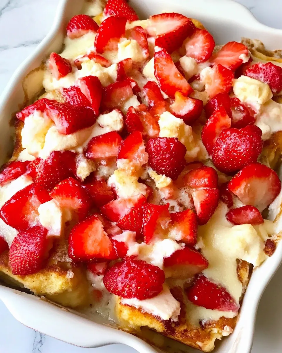 Strawberry French Toast Bake