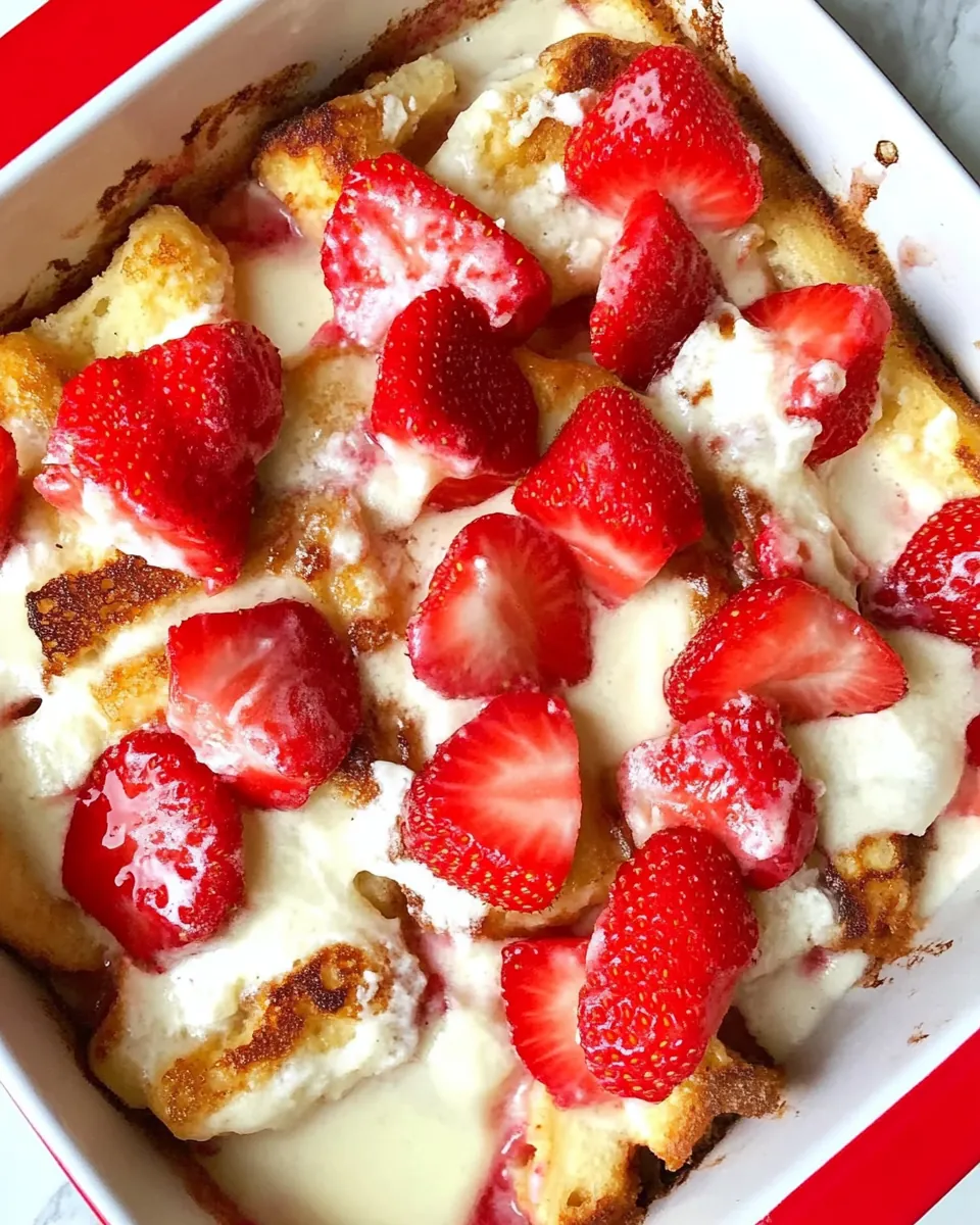 Strawberry French Toast Bake