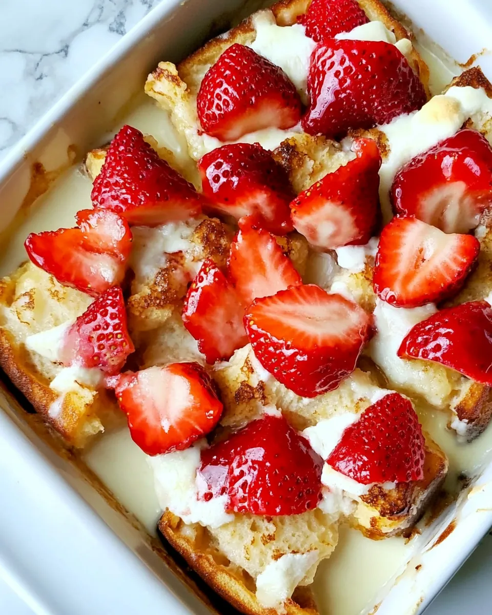 Strawberry French Toast Bake
