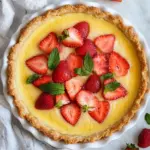 Strawberry Lemon Buttermilk Pie