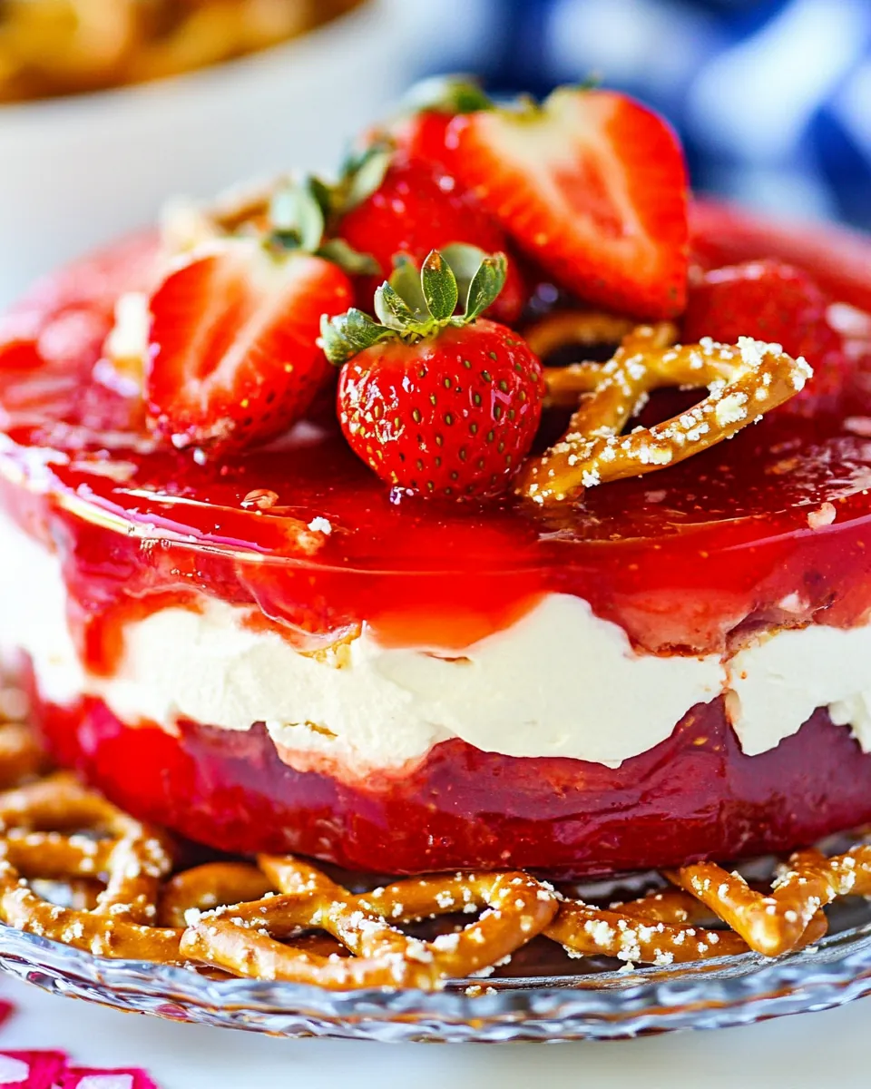 Strawberry Pretzel Salad