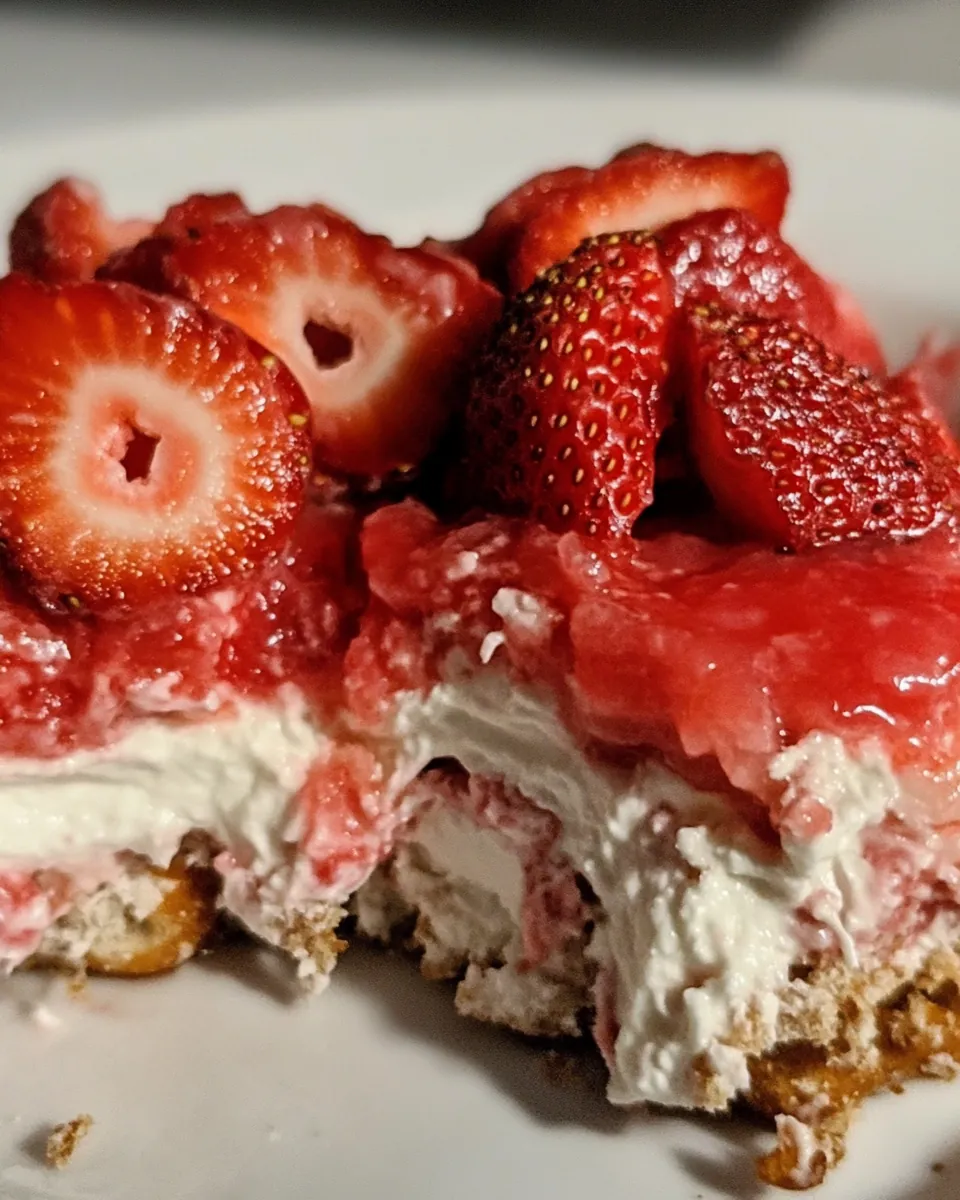 Strawberry Pretzel Salad