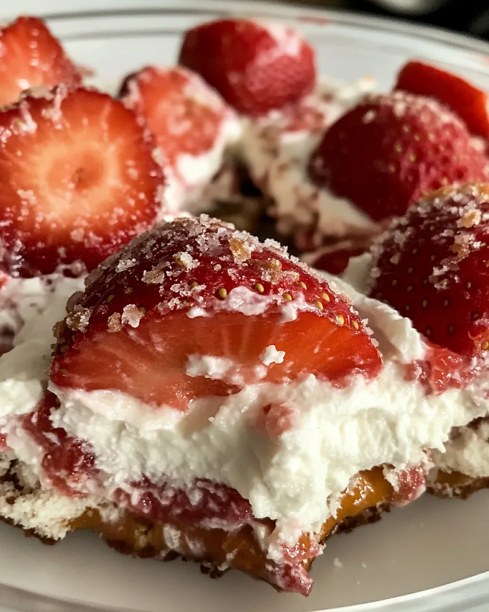 Strawberry Pretzel Salad
