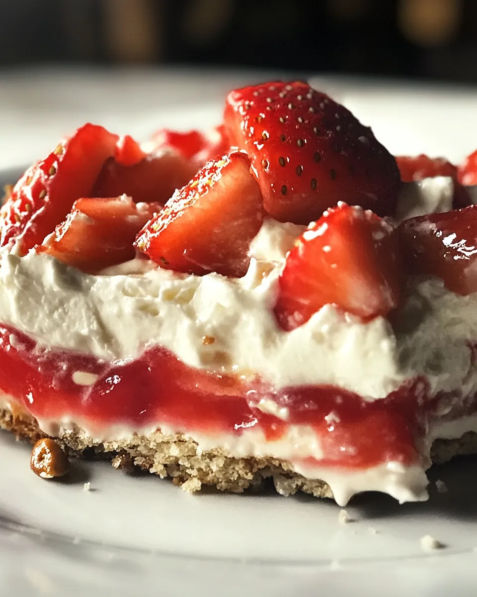Strawberry Pretzel Salad