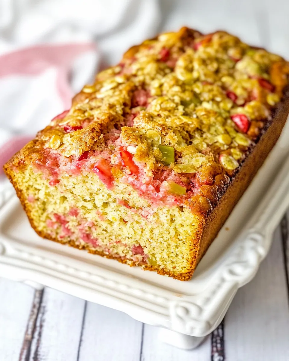 Strawberry Rhubarb Bread