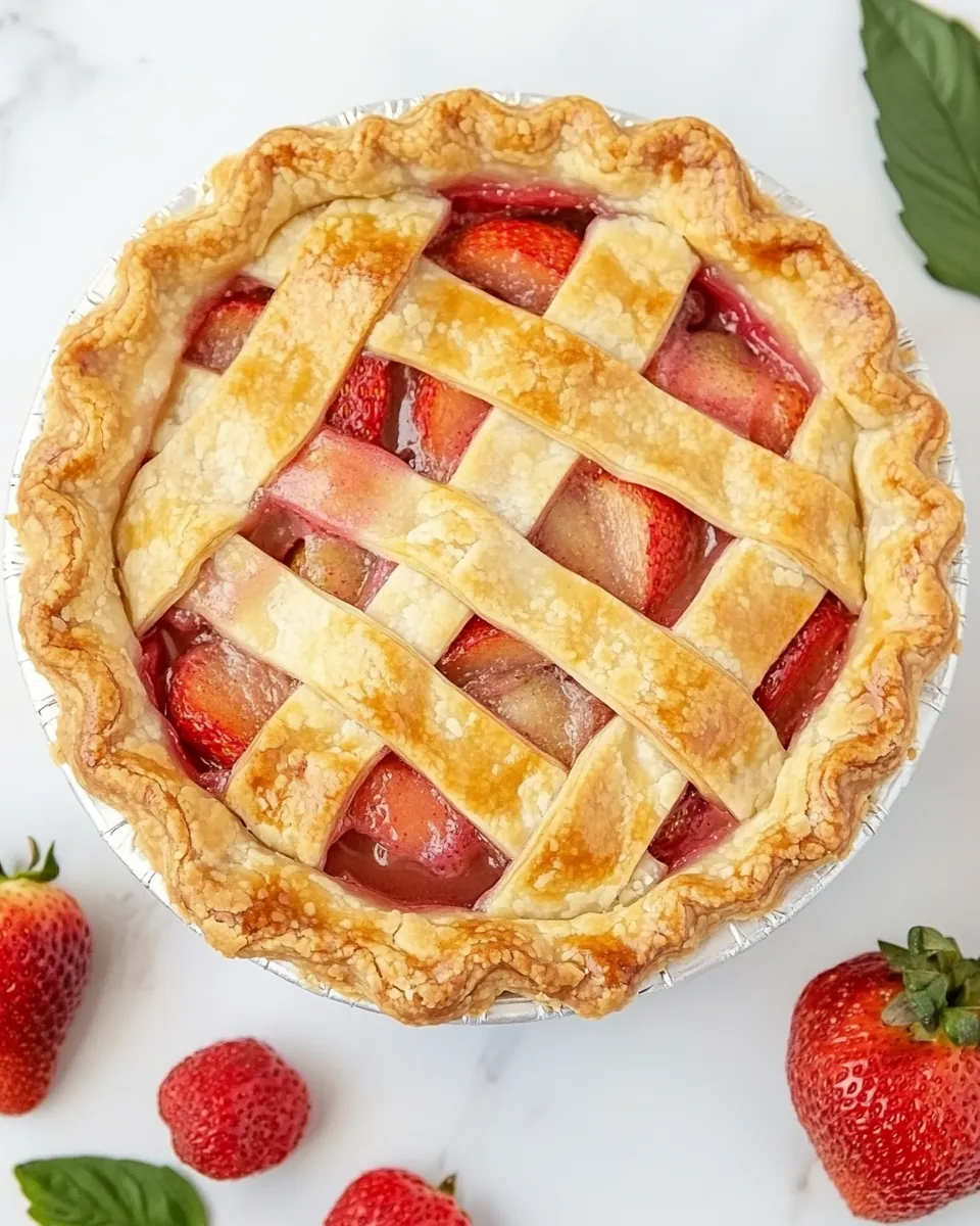 Strawberry Rhubarb Pie