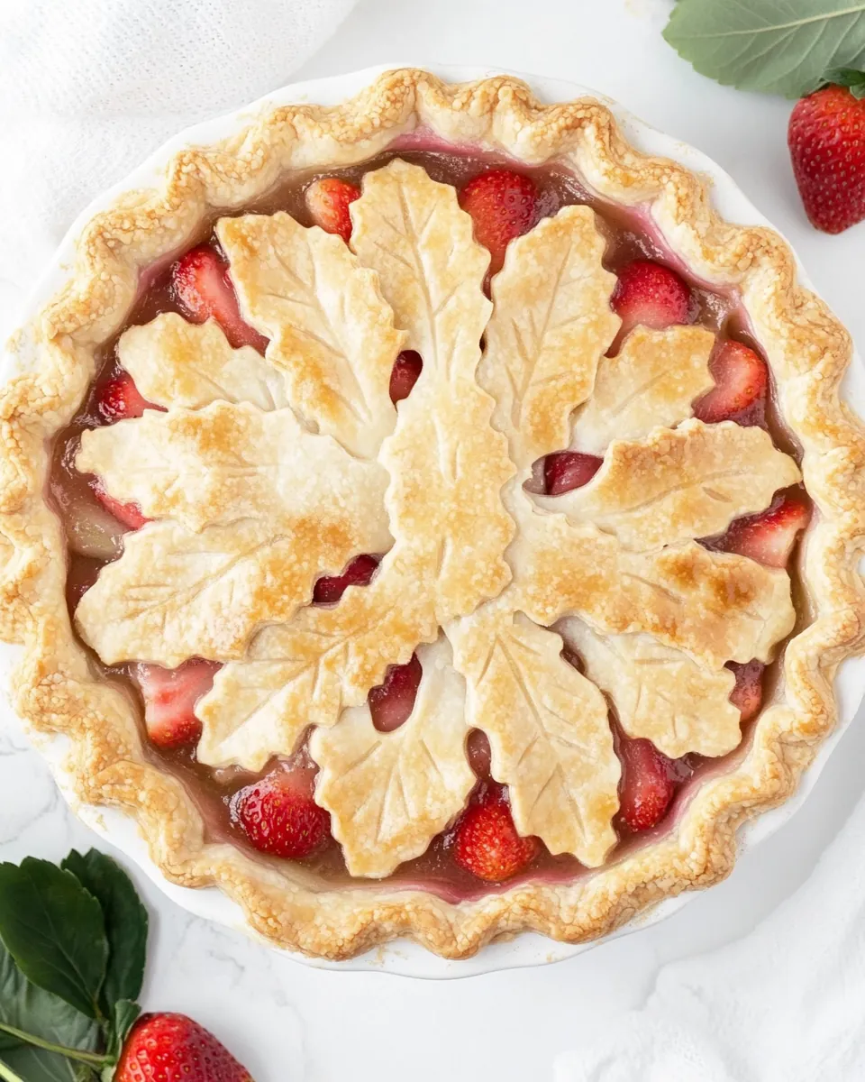 Strawberry Rhubarb Pie