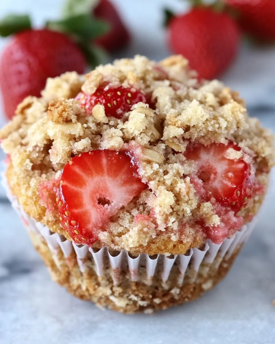 Strawberry Streusel Muffins