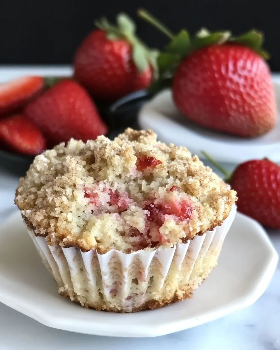Strawberry Streusel Muffins