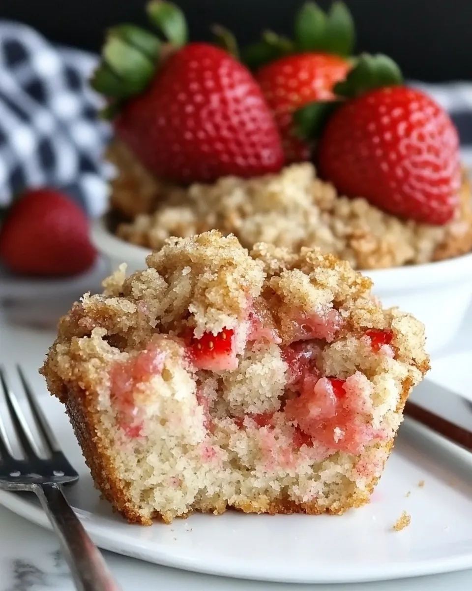 Strawberry Streusel Muffins