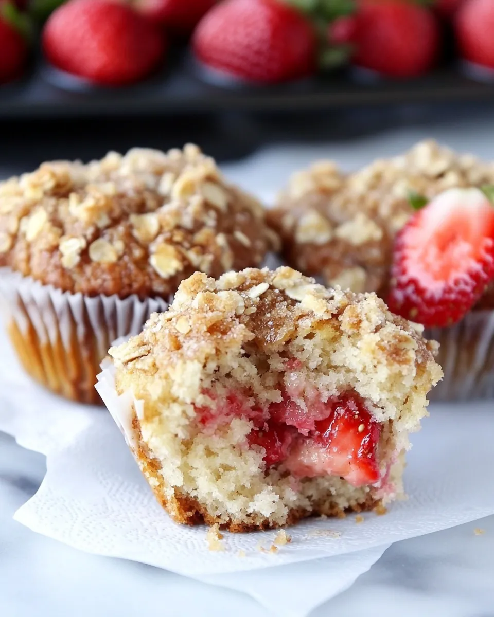 Strawberry Streusel Muffins