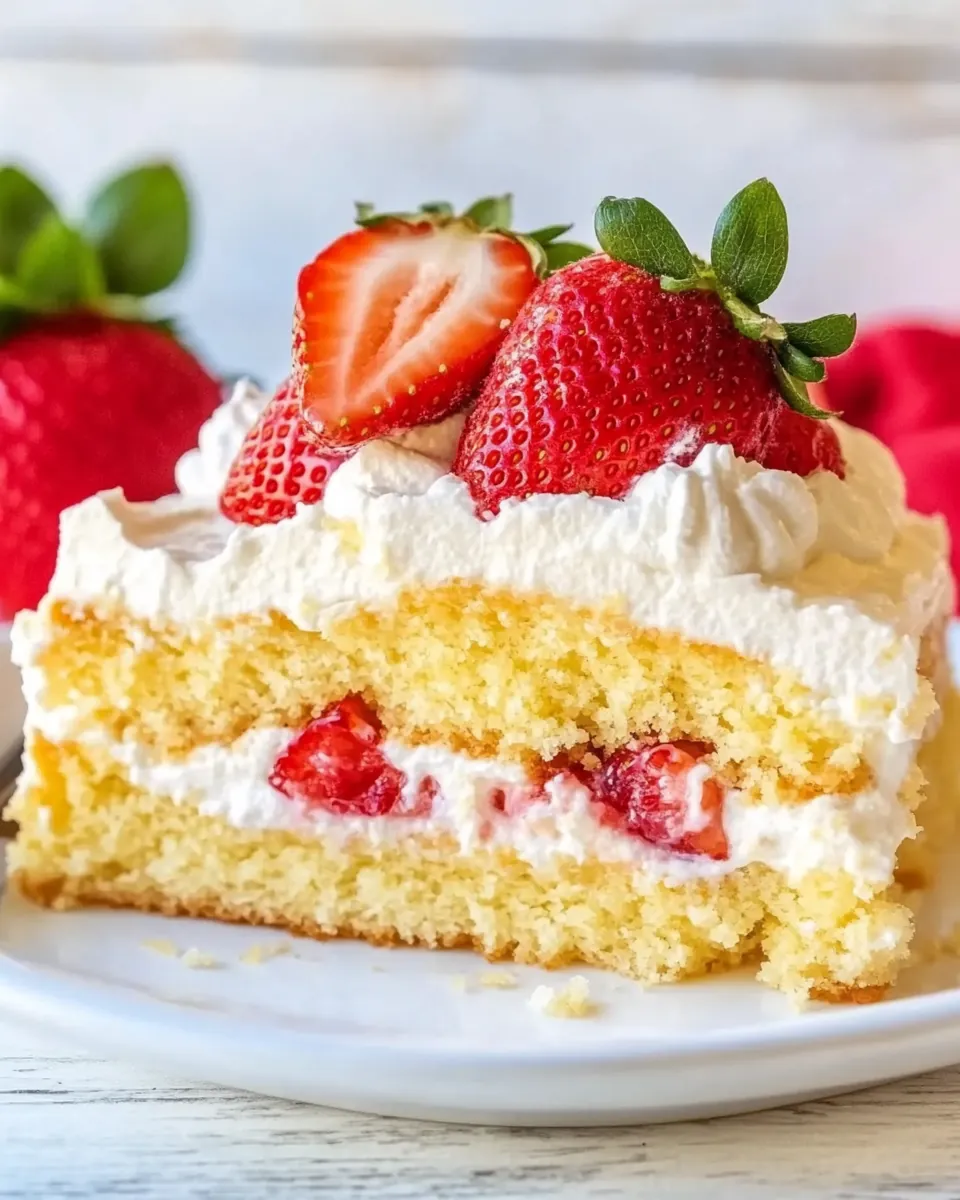 Strawberry Tres Leches Cake