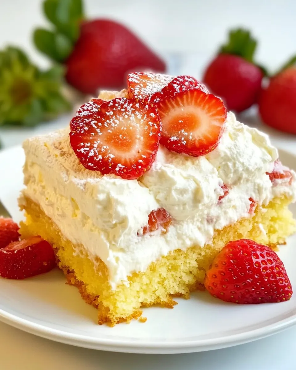 Strawberry Tres Leches Cake