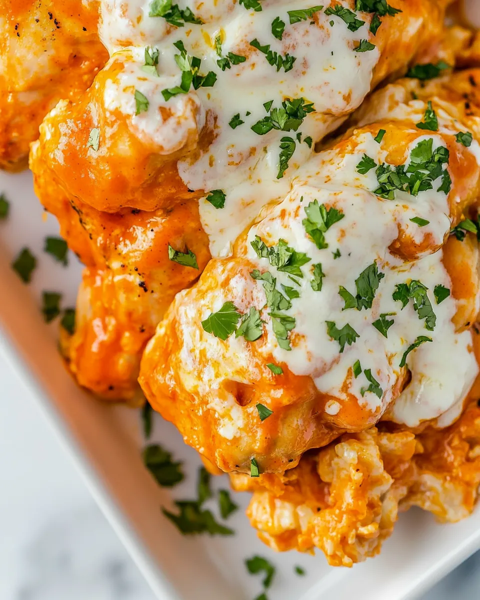 Stuffed Buffalo Chicken