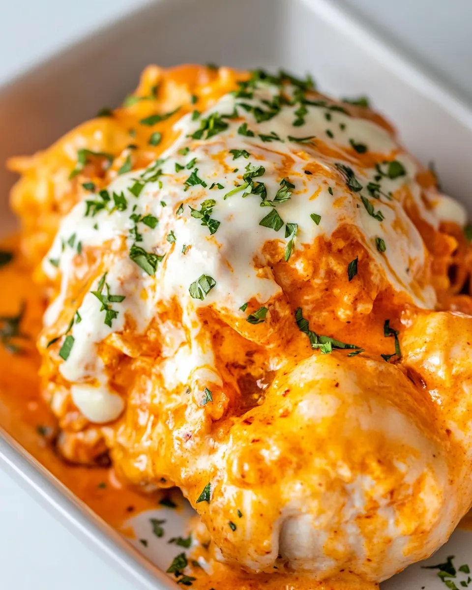 Stuffed Buffalo Chicken