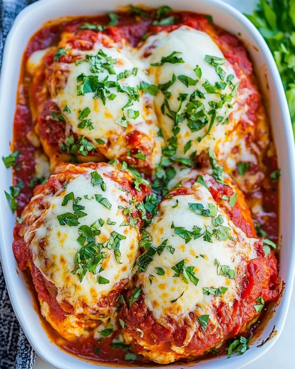 Stuffed Chicken Parmesan