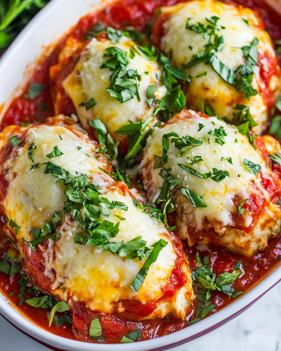 Stuffed Chicken Parmesan