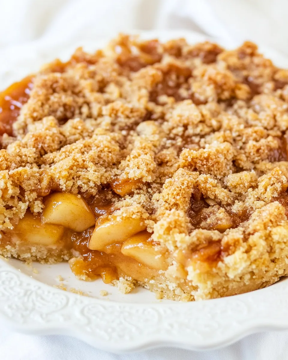 Sugar Cookie Apple Crumble Cheesecake Pie