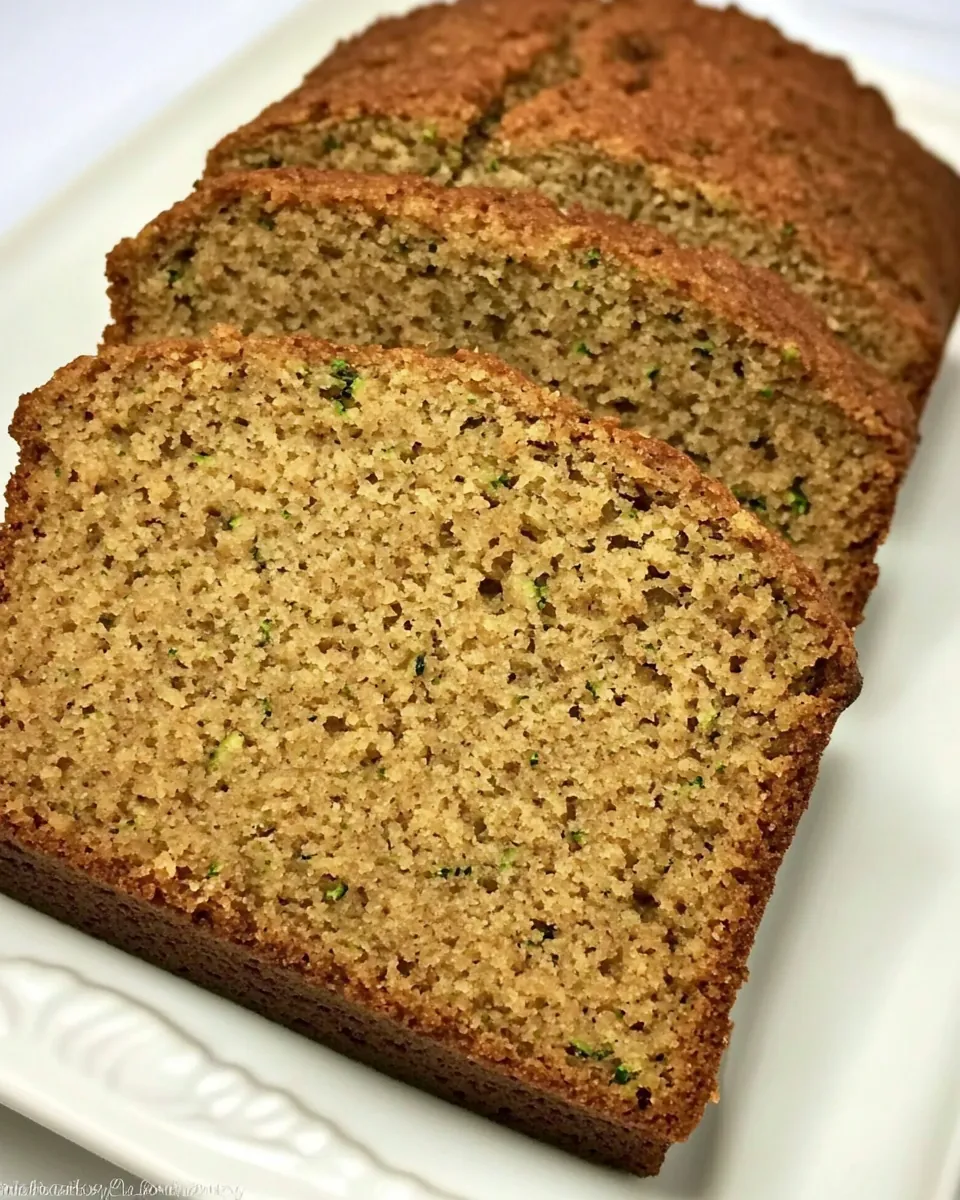 Sugar Crusted Zucchini Bread