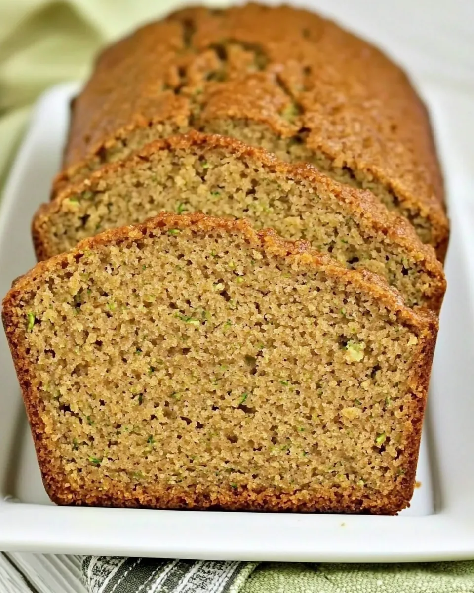 Sugar Crusted Zucchini Bread