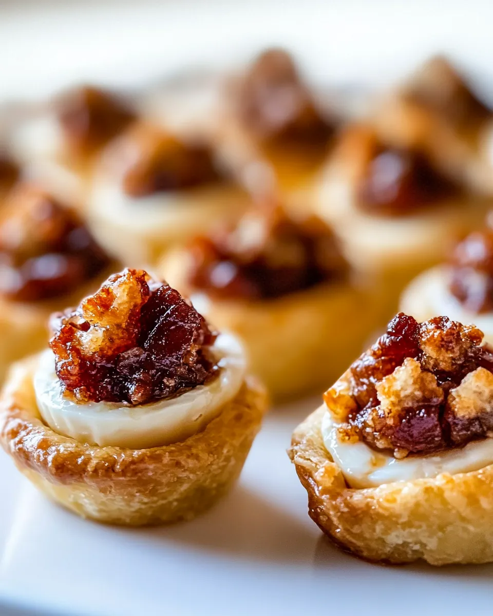 Sugar Plum Baked Brie Bites