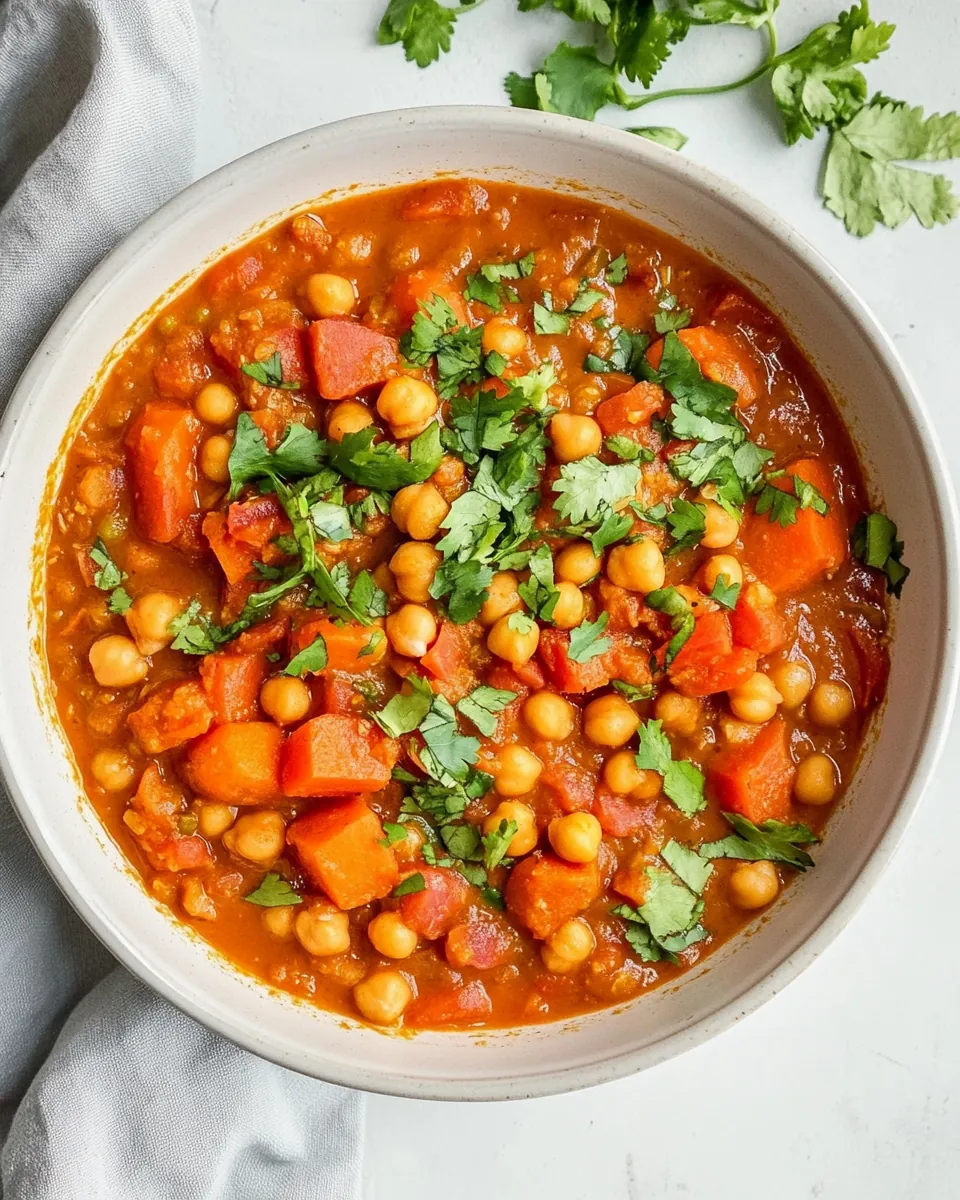 Sweet Potato Chickpea Curry