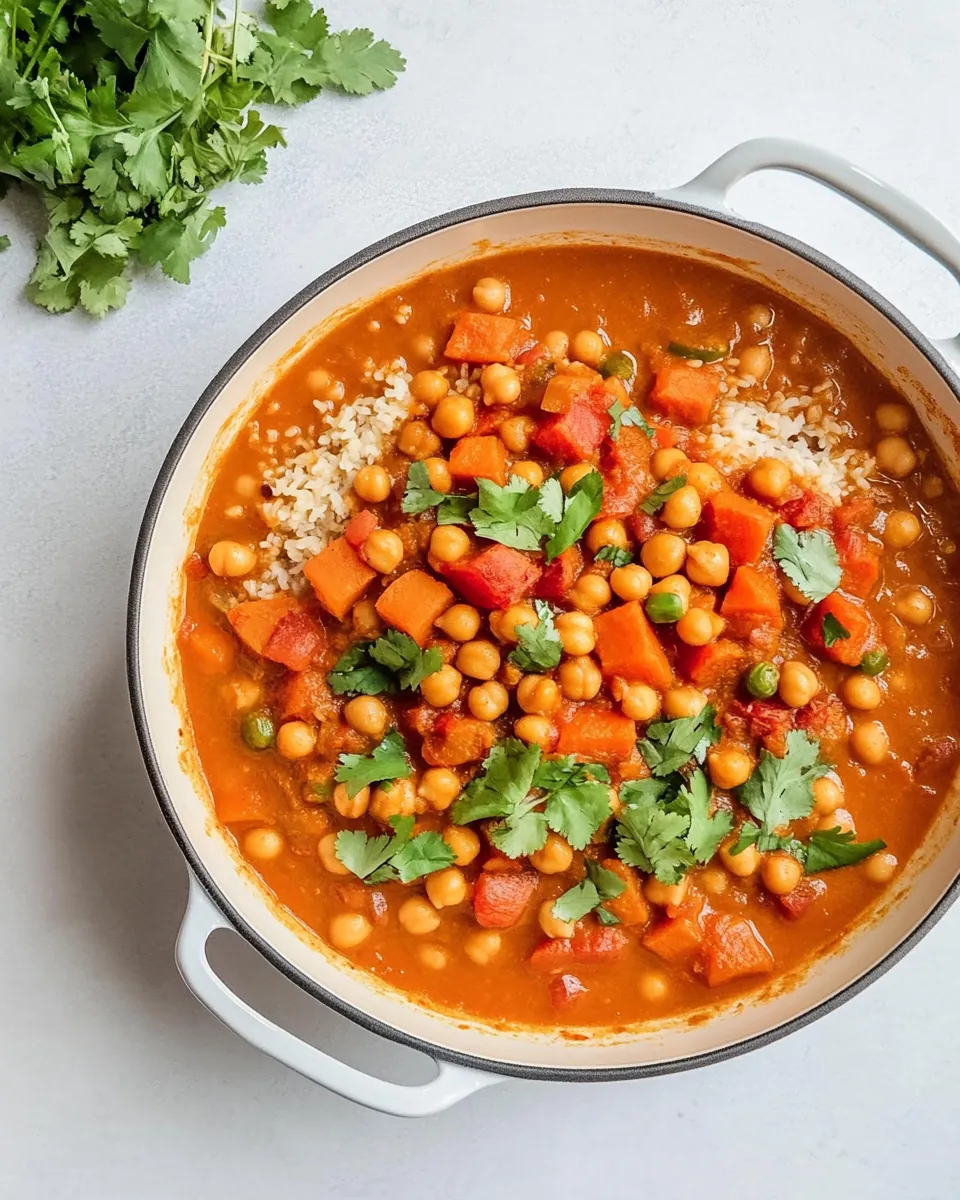 Sweet Potato Chickpea Curry