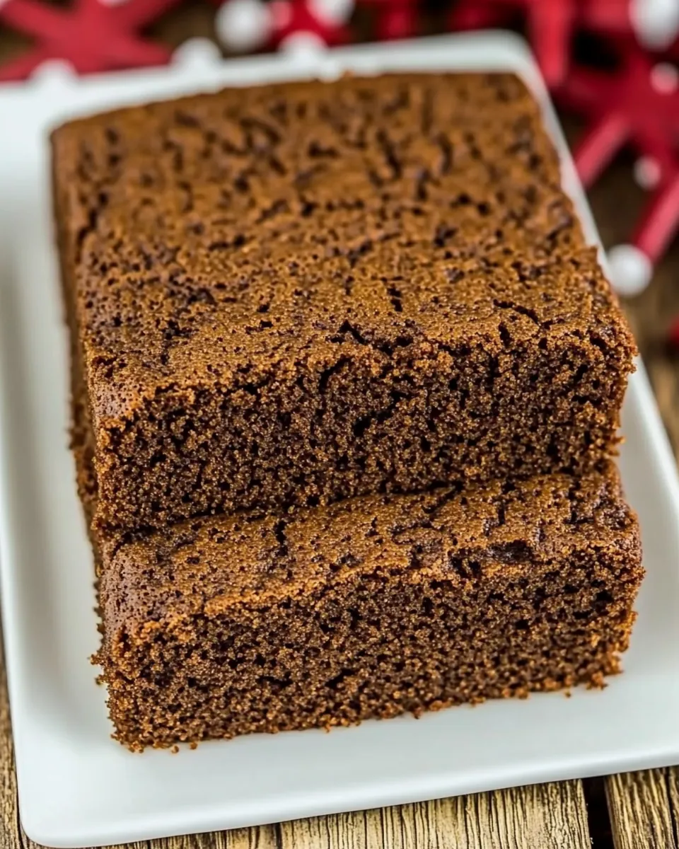 Sweet and Spicy Gingerbread