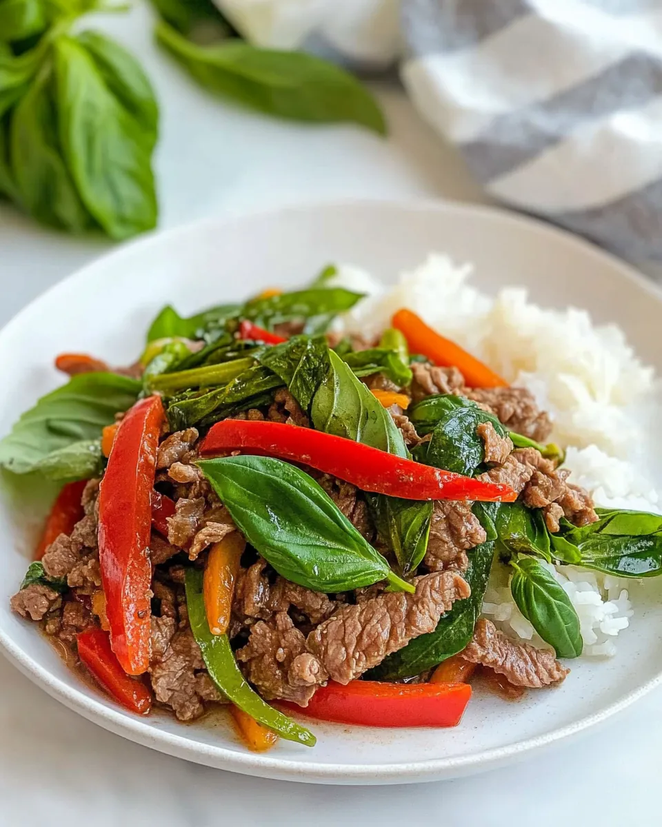 Thai Basil Beef