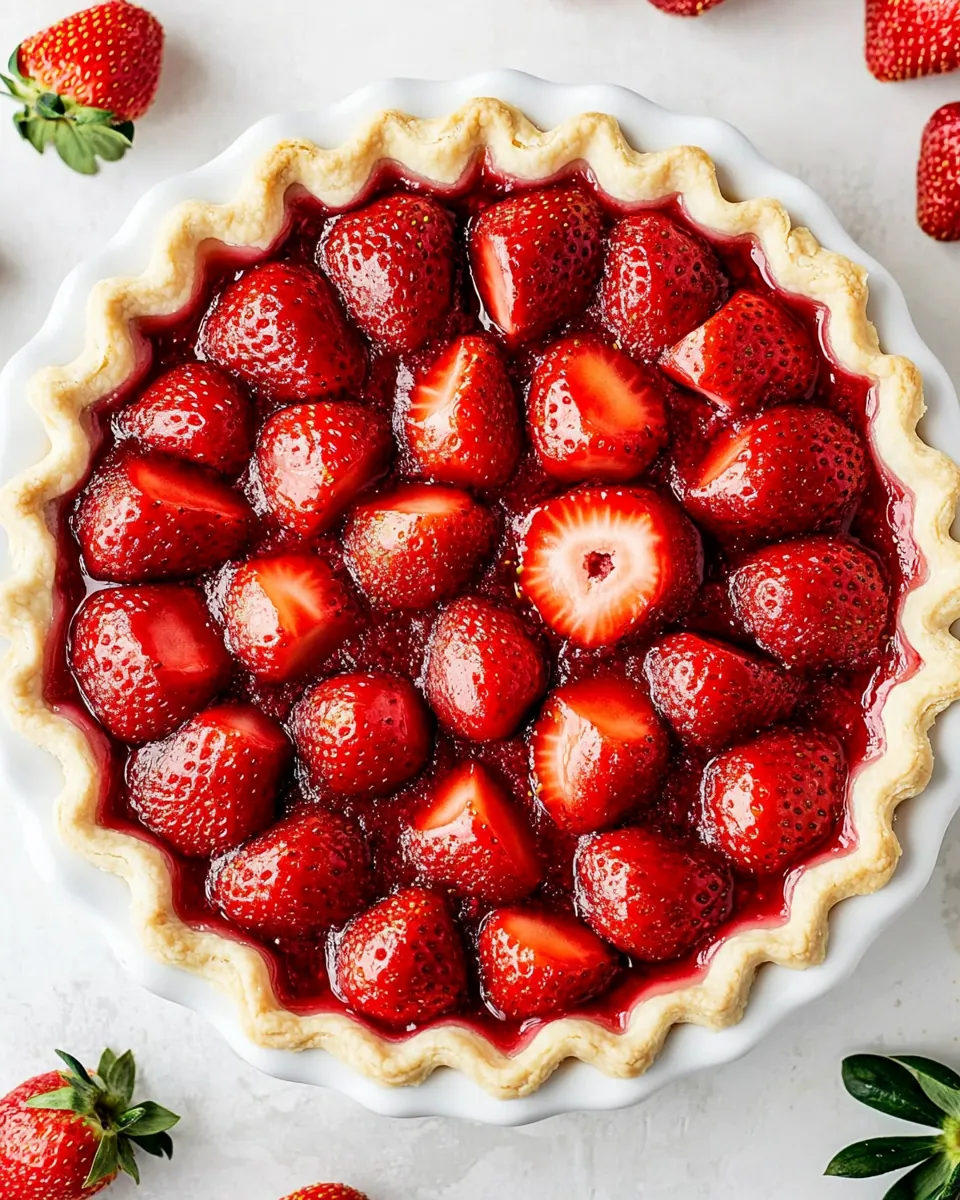 Easiest Fresh Strawberry Pie